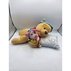 Vintage Fisher Price SOOTHER Winnie The Pooh Piglet Sing me to sleep 13” Tested